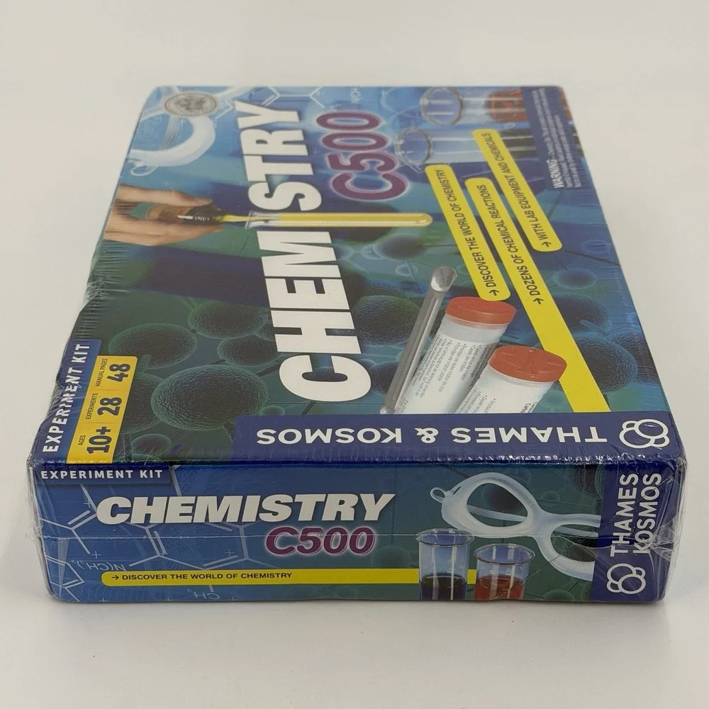 Thames & Kosmos CHEMISTRY C500 Experiment Kit/ Science Kit Ages 10+ New, Sealed.